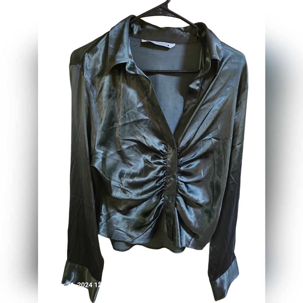 ZARA Green Top